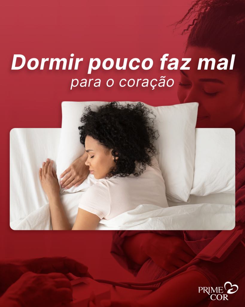 Dormir pouco faz mal para o coração