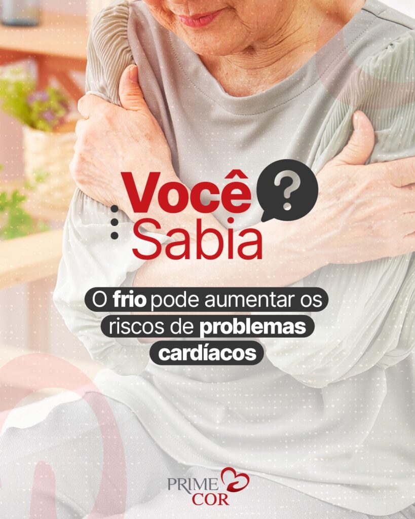 O frio pode aumentar os riscos de problemas cardiácos